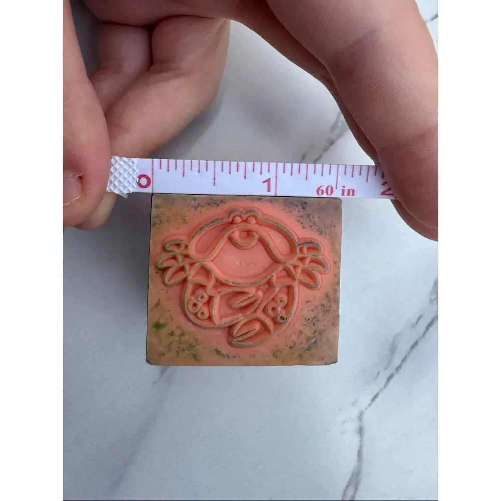 Cartoon Crab Rubber Stamp